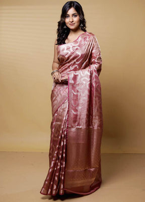 Gold Tissue Silk Saree With Blouse Piece