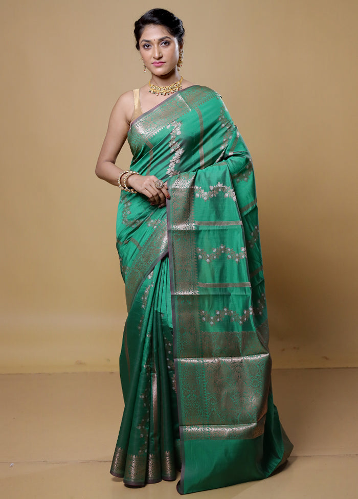 Maroon Dupion Silk Saree With Blouse Piece