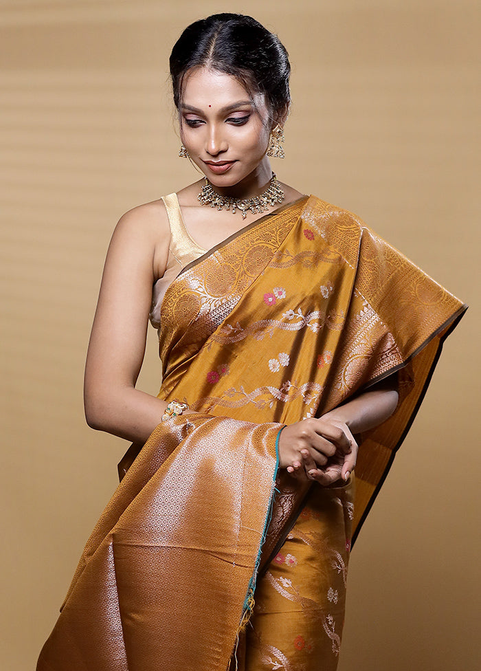 Purple Dupion Silk Saree With Blouse Piece