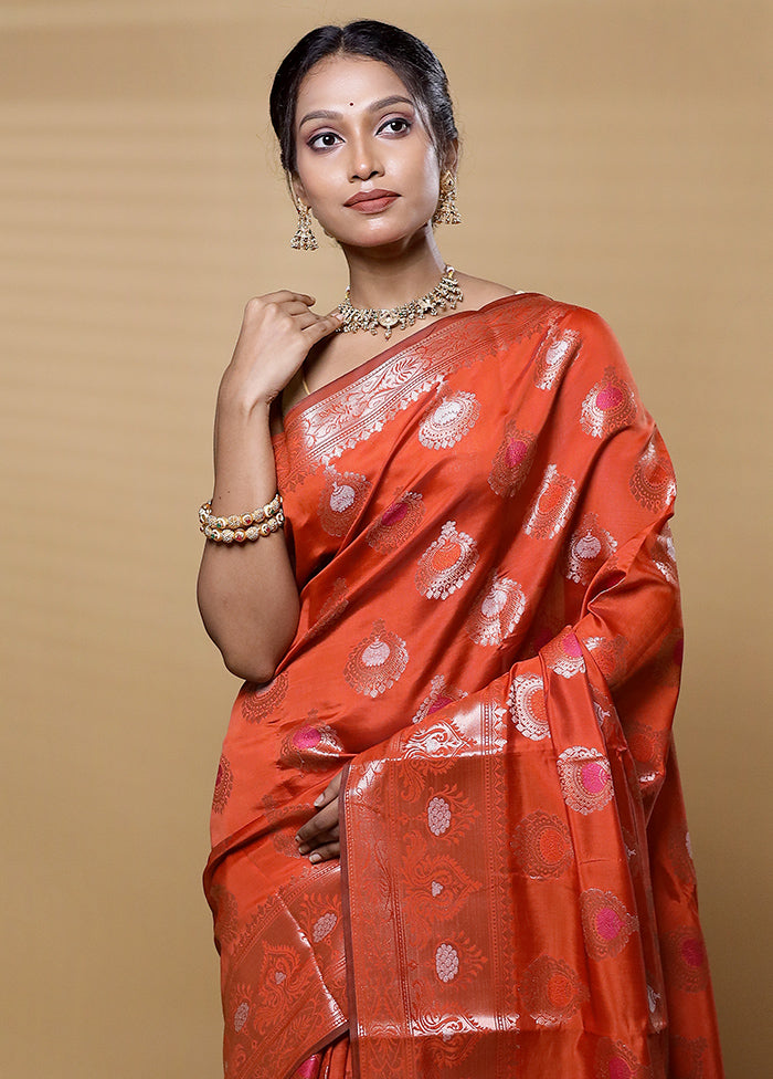 Green Dupion Silk Saree With Blouse Piece