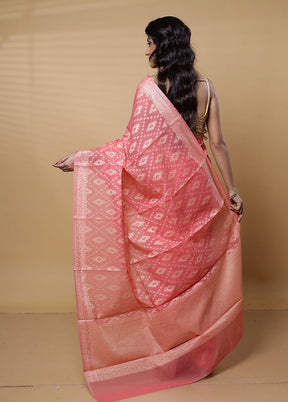 Grey Cotton Saree With Blouse Piece