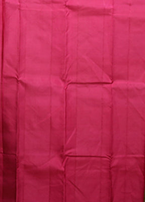 Multicolor Handloom Kanjivaram Pure Silk Saree With Blouse Piece