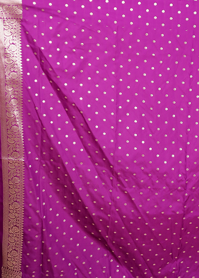 Red Handloom Katan Pure Silk Saree With Blouse Piece