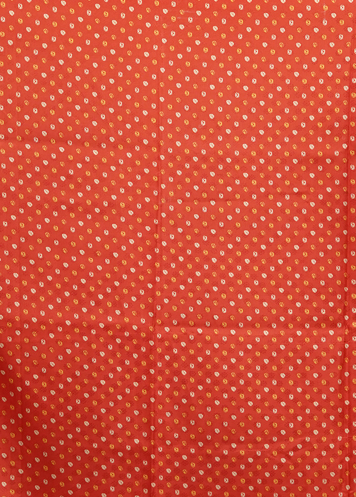 Pink Dupion Silk Saree With Blouse Piece