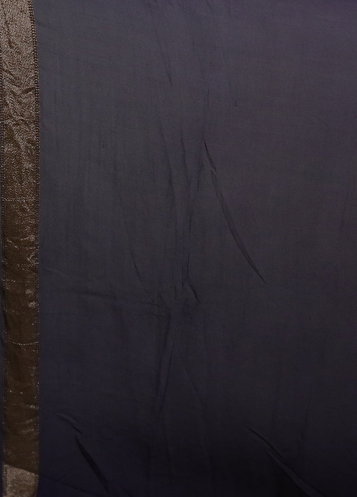 Pink Handloom Pure Georgette Saree With Blouse Piece