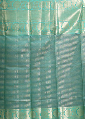 Cream Tissue Silk Saree With Blouse Piece