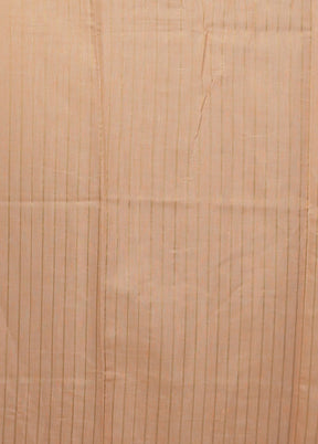 Peach Tissue Silk Saree With Blouse Piece