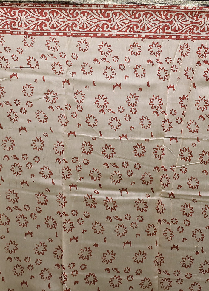 Black Chanderi Cotton Saree With Blouse Piece