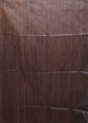 Black Handloom Matka Pure Silk Saree With Blouse Piece