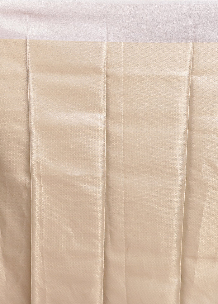 Gold Tissue Silk Saree With Blouse Piece