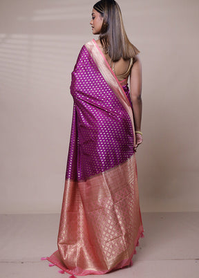 Pink Georgette Saree With Blouse Piece