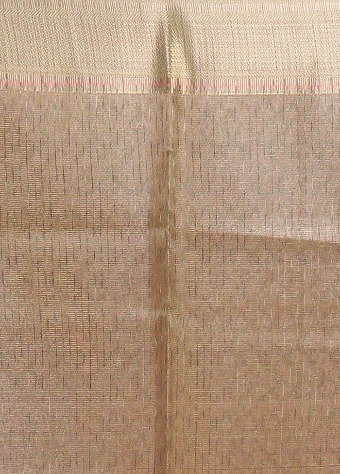 Multicolor Tissue Silk Saree With Blouse Piece