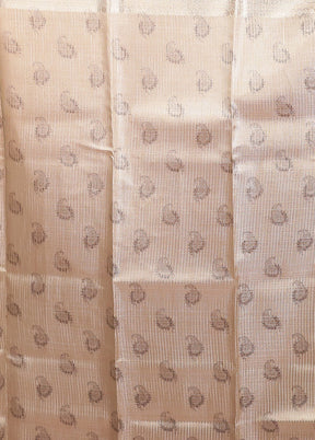 Multicolor Tissue Silk Saree With Blouse Piece