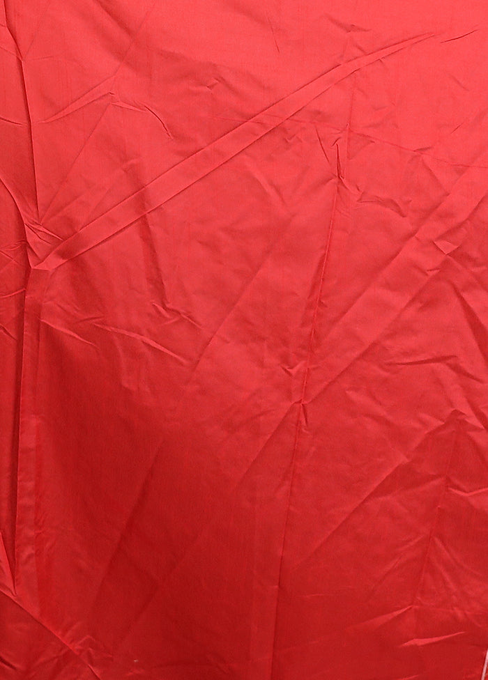 Green Dupion Silk Saree With Blouse Piece