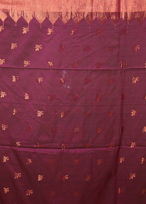 Blue Cotton Saree With Blouse Piece
