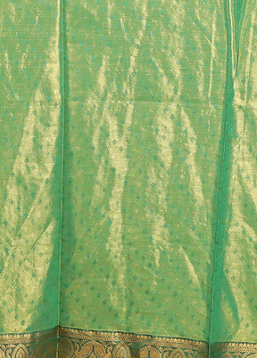 Multicolor Dupion Silk Saree With Blouse Piece