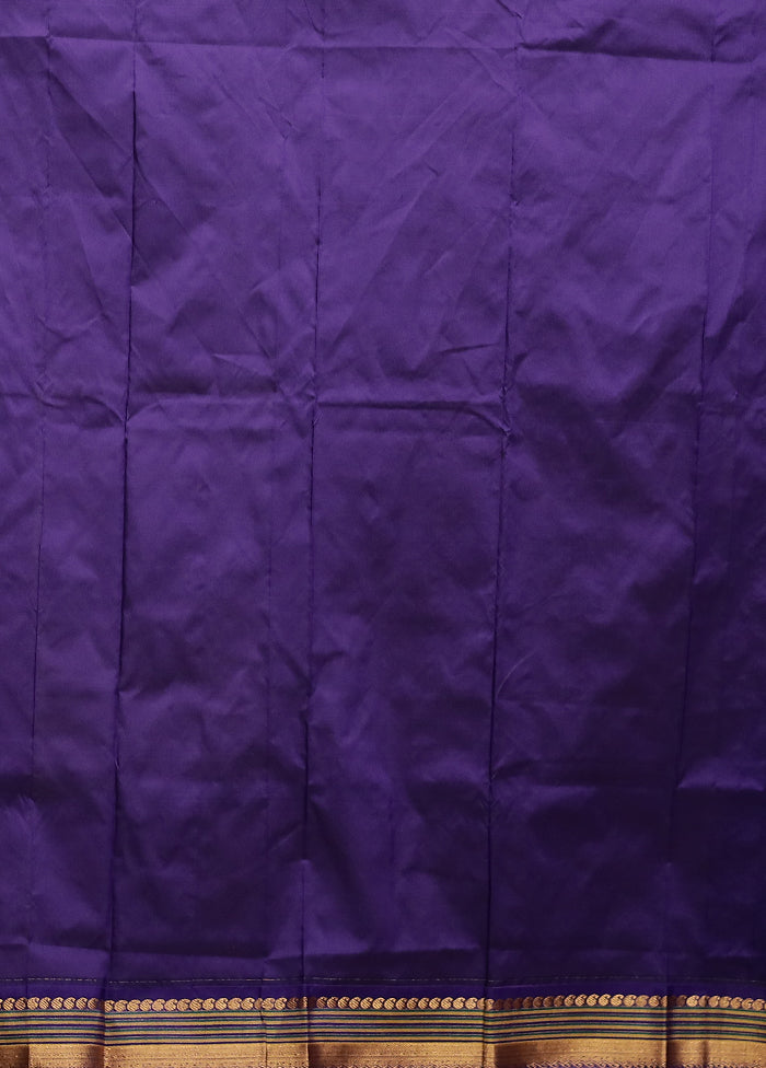 Cream Kanjivaram Silk Saree With Blouse Piece