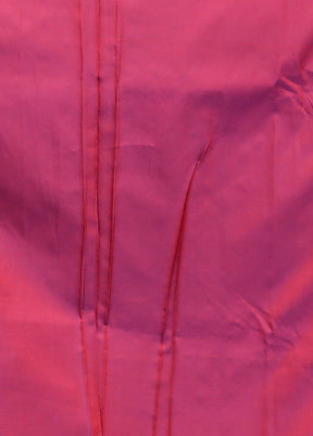 Blue Dupion Silk Saree With Blouse Piece