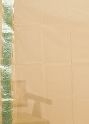 Multicolor Organza Saree With Blouse Piece