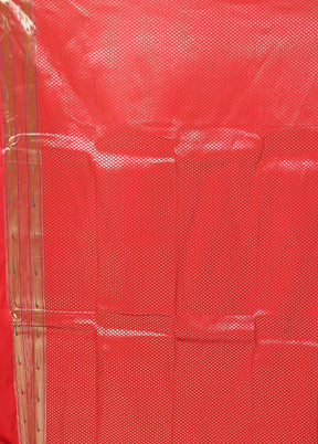 Blue Handloom Katan Pure Silk Saree With Blouse Piece