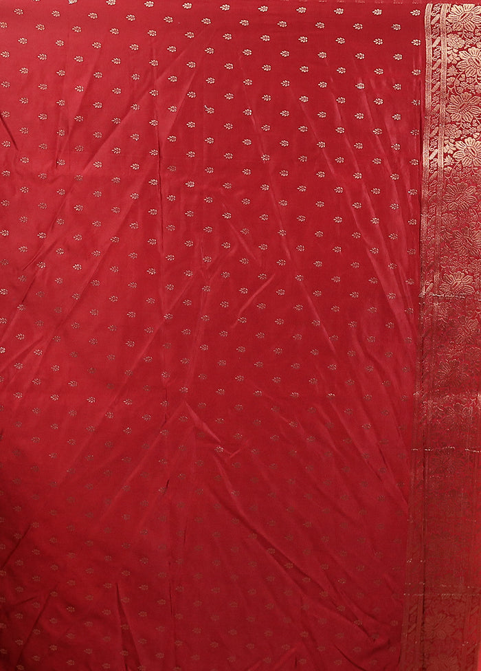 Pink Dupion Silk Saree With Blouse Piece