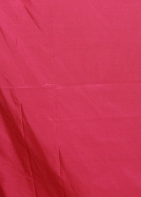 Pink Uppada Silk Saree With Blouse Piece