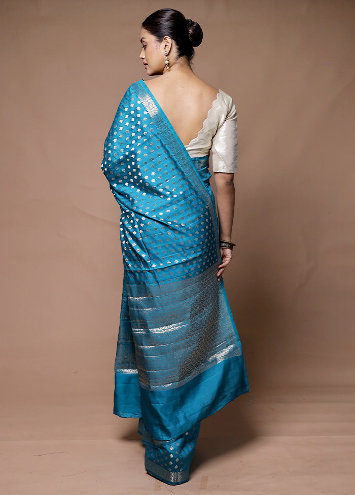 firoza Dupion Silk Saree With Blouse Piece