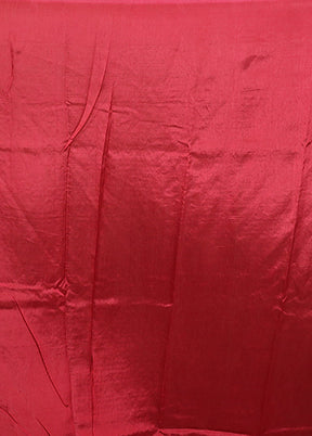 Pink Dupion Silk Saree With Blouse Piece