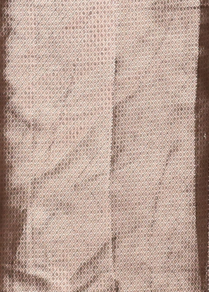 Black Dupion Silk Saree With Blouse Piece