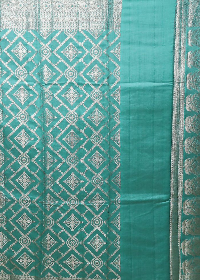 Cream Handloom Dupion Pure Silk Saree With Blouse Piece