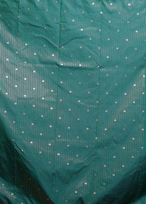 Green Uppada Silk Saree With Blouse Piece