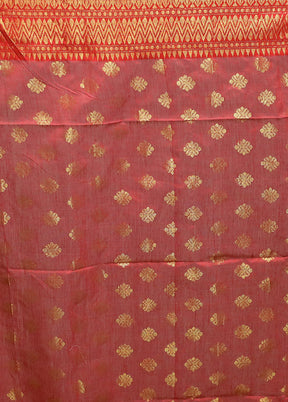 Yellow Cotton Saree With Blouse Piece