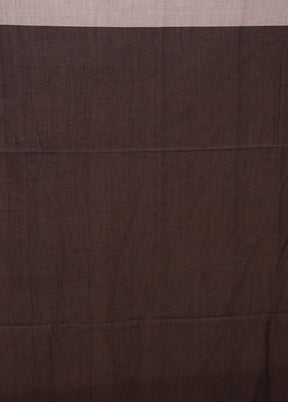 Blue Cotton Saree With Blouse Piece