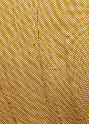 Yellow Handloom Chiffon Pure Silk Saree With Blouse Piece