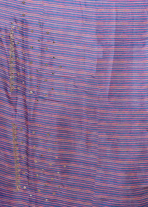 Multicolor Printed Pure Silk Saree With Blouse Piece