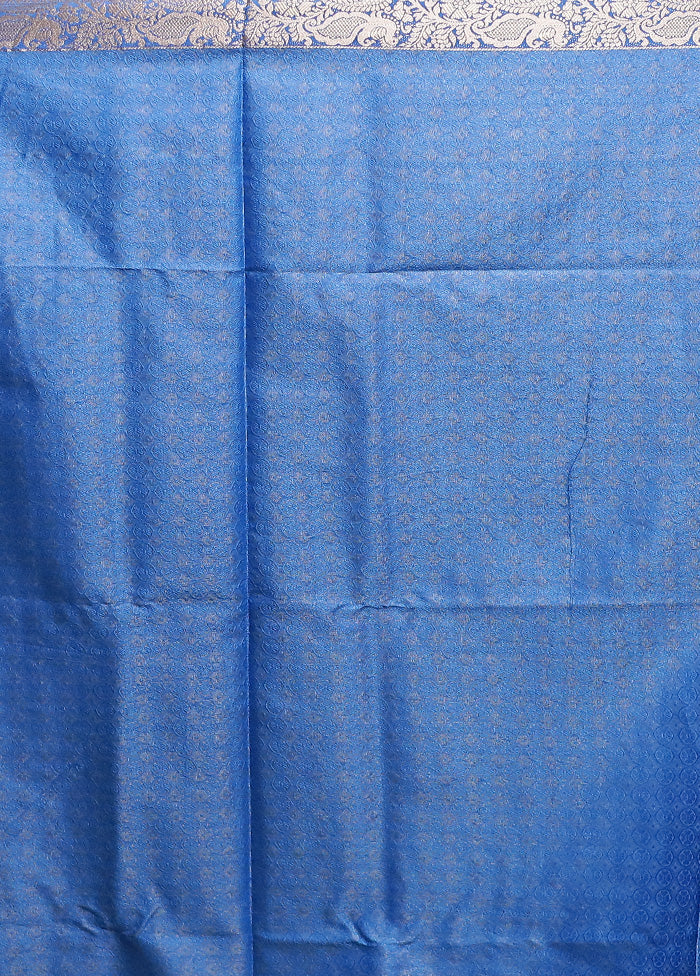 Pink Kora Silk Saree With Blouse Piece