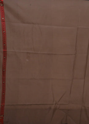 Black Kora Silk Saree With Blouse Piece