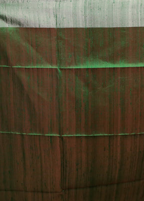 Red Dupion Silk Saree With Blouse Piece