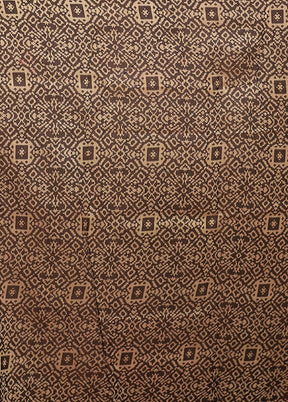 Red Chanderi Silk Saree With Blouse Piece