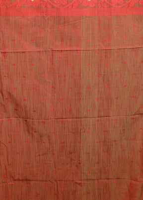 Yellow Cotton Saree With Blouse Piece