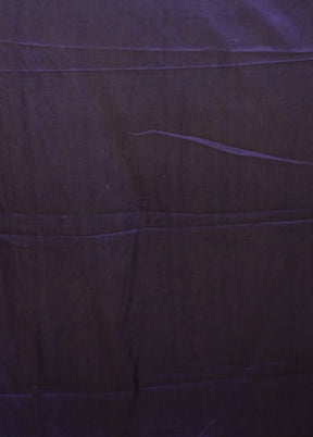 Blue Cotton Saree With Blouse Piece