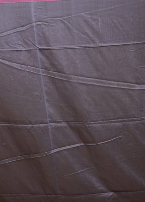 Grey Cotton Saree With Blouse Piece