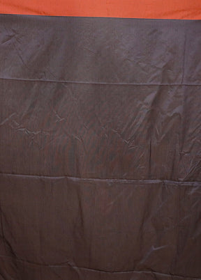 Grey Pure Cotton Saree With Blouse Piece