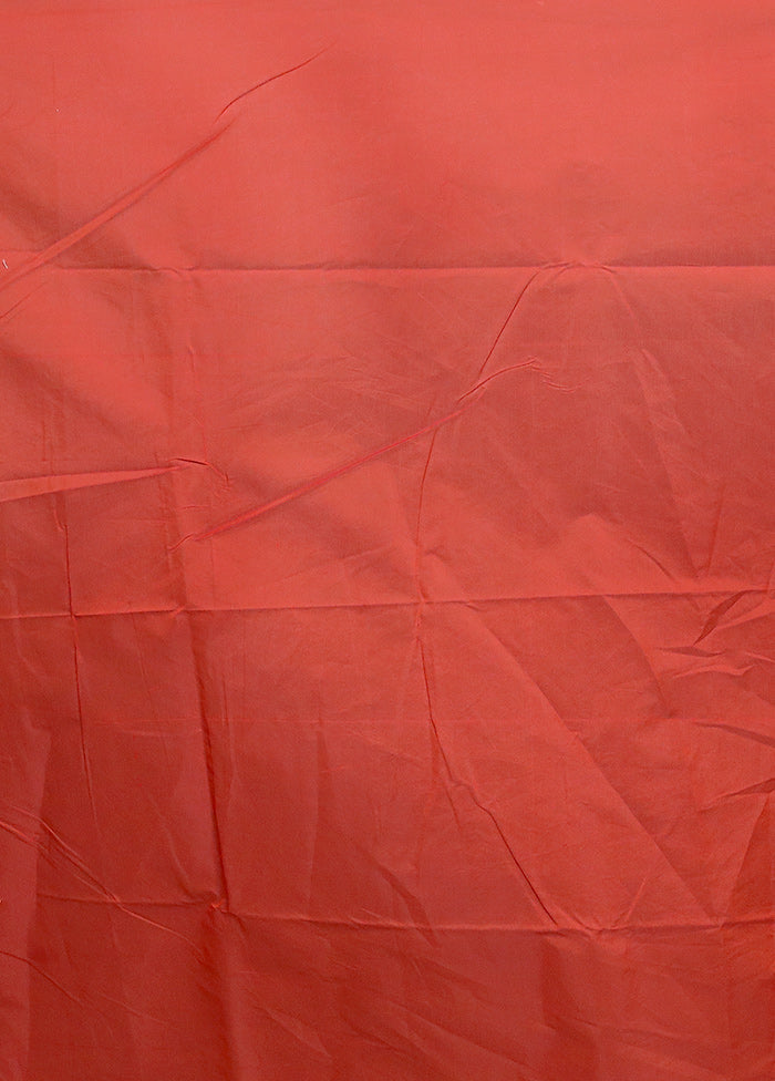 Green Kora Silk Saree With Blouse Piece