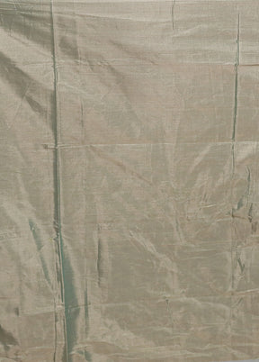 Green Tissue Silk Saree With Blouse Piece