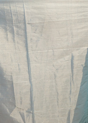 Green Tissue Silk Saree With Blouse Piece