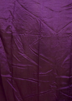 Green Dupion Silk Saree With Blouse Piece