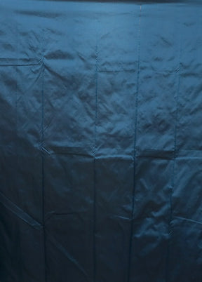 Blue Kanjivaram Silk Saree With Blouse Piece