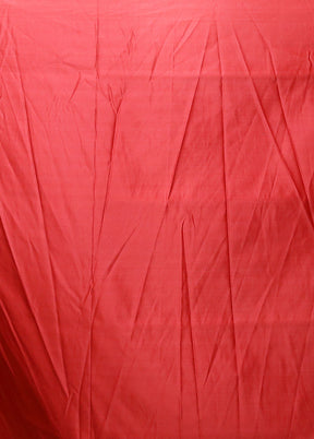 Pink Banarasi Silk Saree With Blouse Piece