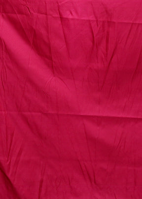 Pink Tanchoi Silk Saree With Blouse Piece